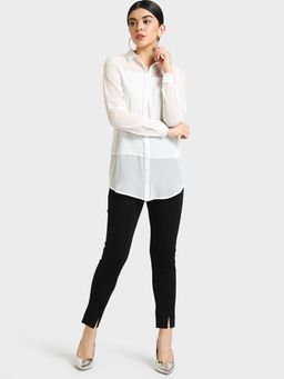 Kazo - White Solid Shirt