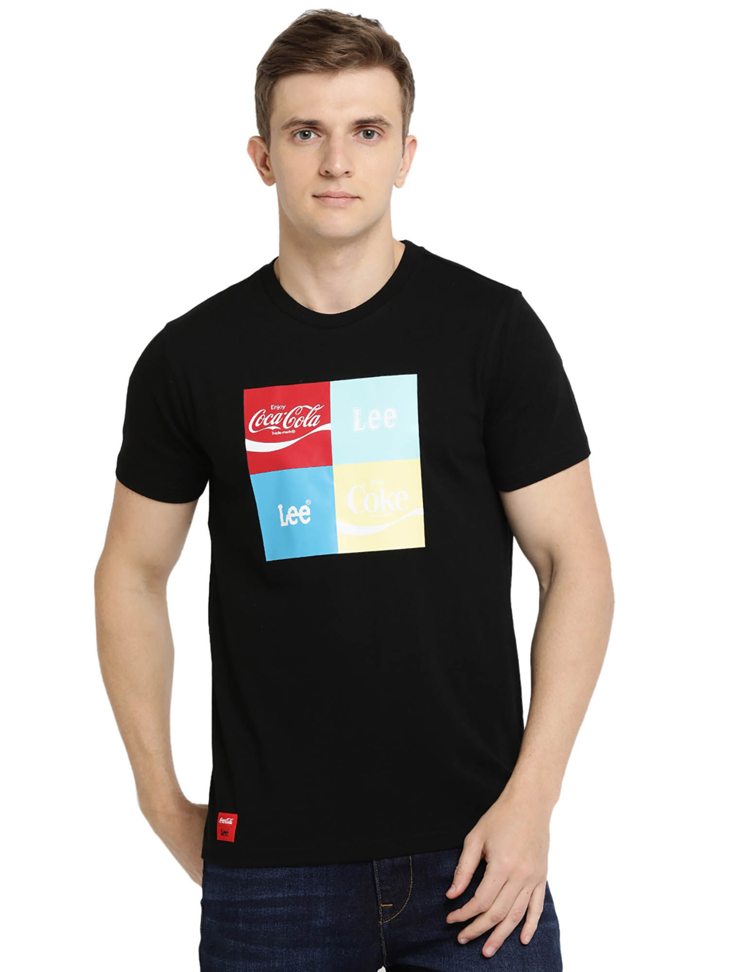 Buy Lee Blackprinted T-Shirt Online 