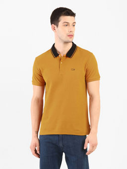 Levi's - Men Mustard Yellow Polo T-shirt