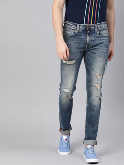 Levi's - Men Blue 519 Super Skinny Fit Jeans