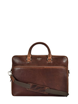 Eske - Loraine Leather Laptop Bag Brown