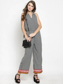 Sera - White Checks Jumpsuit