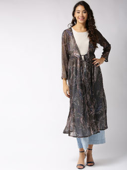 Sera - Green Printed Shrug