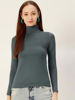 Sera - Grey Solid Top