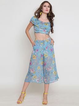Sera - Blue Floral (Set of 2)