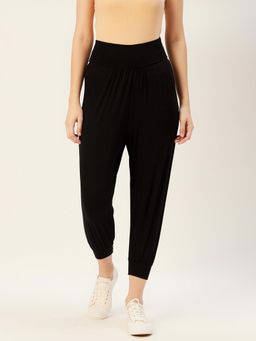 Sera - Black Solid Pants