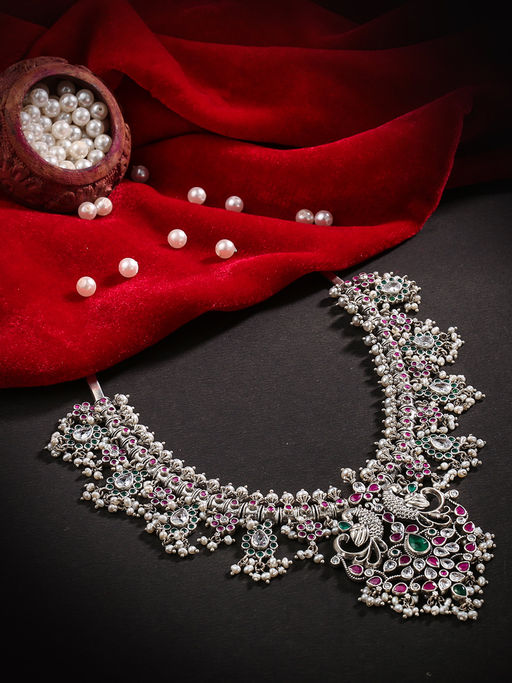 Silver Necklace - Silver Jewellery Puducherry