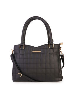 Lapis O Lupo - Women Quilt Handbag (LLHB0094BK Black)