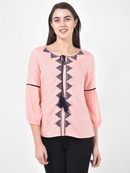 Latin Quarters - Pink Solid Top