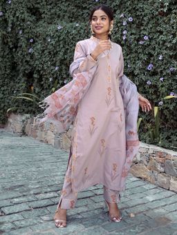 Lavanya The Label - Printed Bagru Kurta (Set of 2)