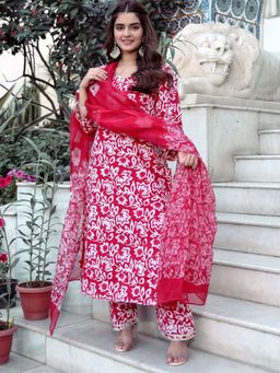 Lavanya The Label - Printed Kurta with Pocket (Set of 2)