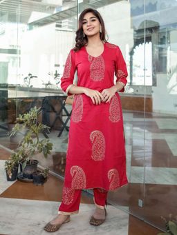Lavanya The Label - Printed Kurta Pant (Set of 2)