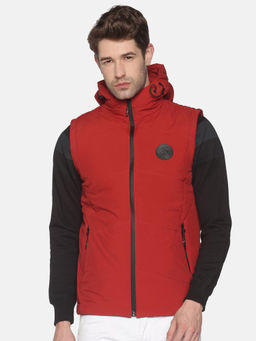 SHOWOFF - Men's Casual Rust Solid Jacket