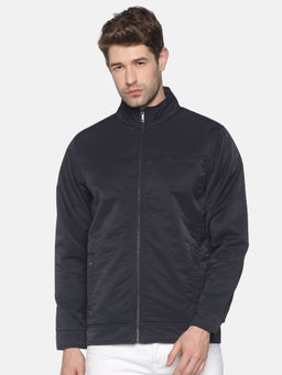 SHOWOFF - Men's Casual Navy Solid Jacket