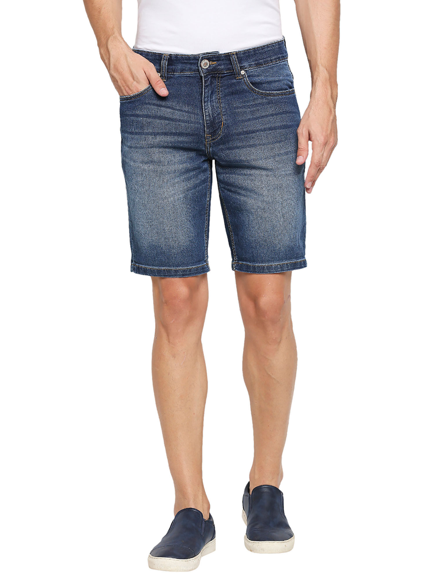 Buy Lee Cooper Men's Blue Shorts 