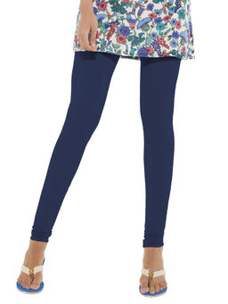 Go Colors - Soft Cotton Stretch Churidar For Women | Breathable, Mid Rise, Full Length, Royal