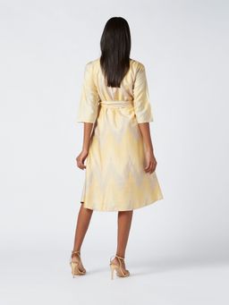 Okhai - Future Ikat Silk Blend Wrap Dress