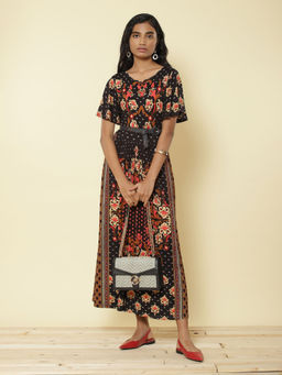 Label Ritu Kumar - Multi-Color Printed Long Dress