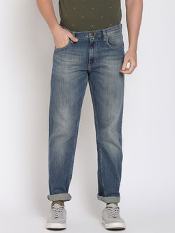 Lee - Blue Solid Regular Fit Jeans