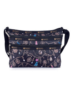 LeSportsac - QUINN Black Color Soft Medium Size Mini Bag - 3352.D969