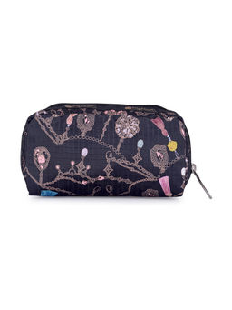 LeSportsac - TASSEL DAZZLE Black Color Soft Medium Size Travel Accessories - 6511.D969