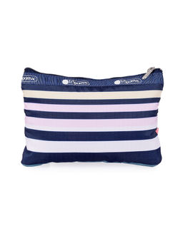 LeSportsac - BEACH STRIPE White & Blue Color Soft Medium Travel Accessories
