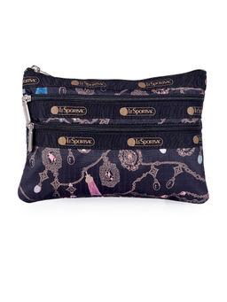 LeSportsac - TASSEL DAZZLE Black Color Soft Medium Travel Accessories