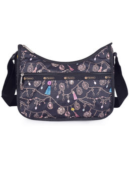 LeSportsac - CLASSIC Black Color Soft Medium Size Crossbody Bag - 7520.D969