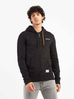 Levi's - Men Black Hooded Sweatshirt