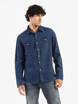 Levi's - Men Blue Slim Fit Casual Shirt