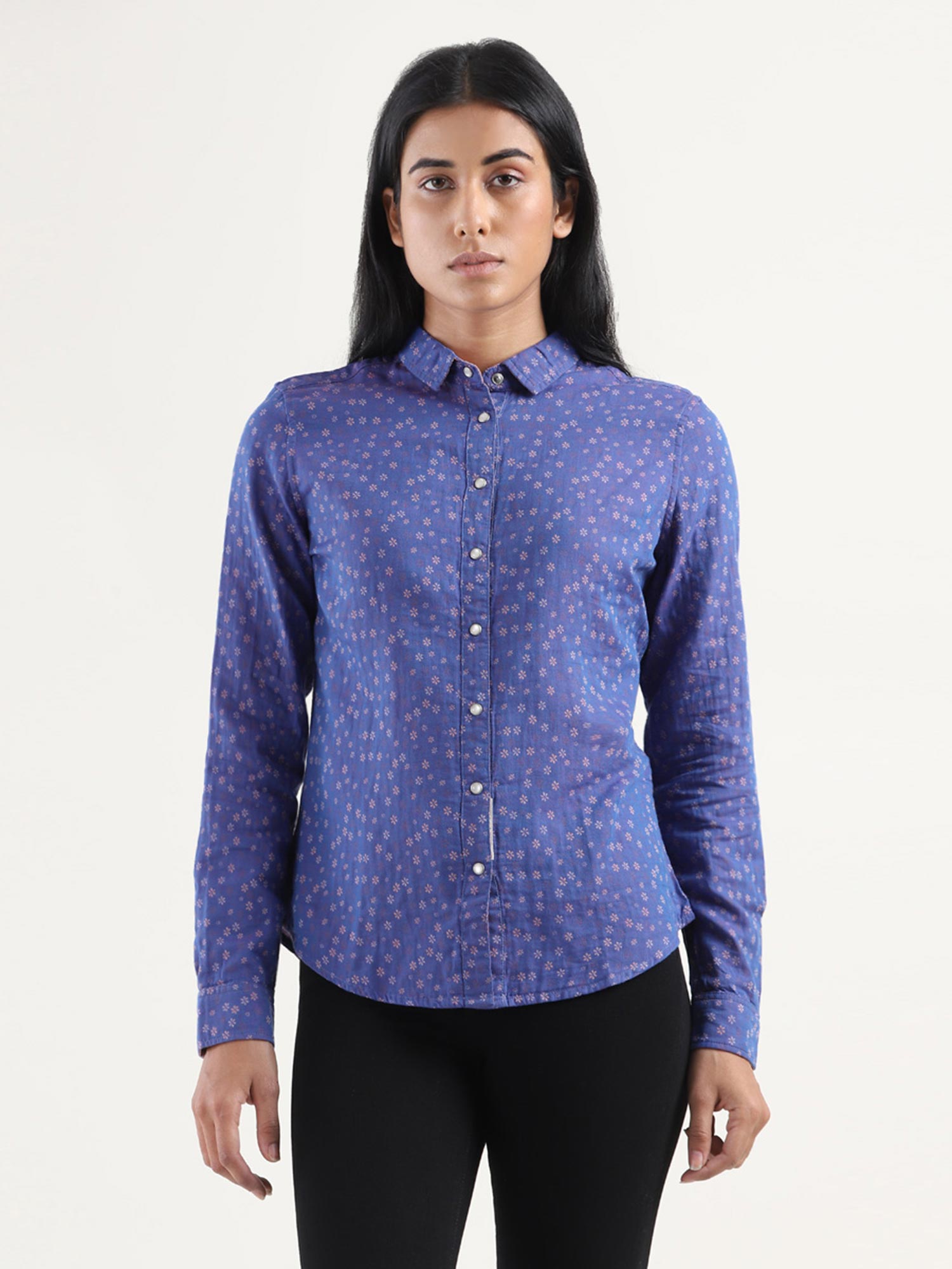Buy Levi's Blue Floral Reversible Shirt 