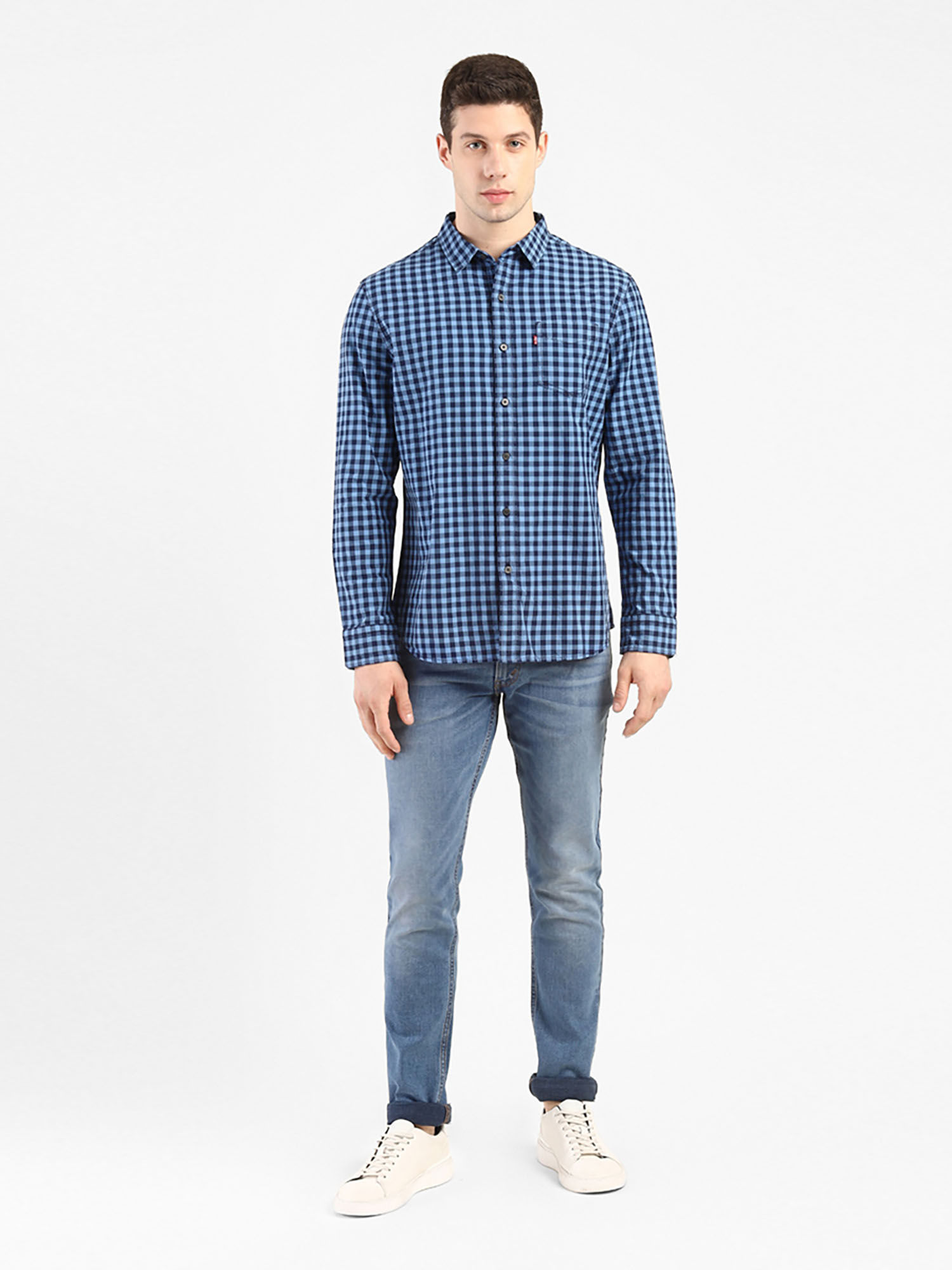 Men Blue 65504 Skinny Fit Jeans Online 