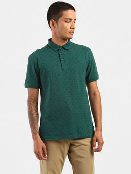 Levi's - Men Green Black Polo T-shirt