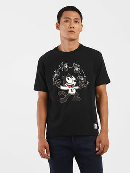 Levi's - x Felix Men Black Round Neck T-shirt
