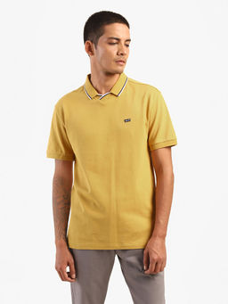 Levi's - Men Mustard Yellow Polo T-shirt