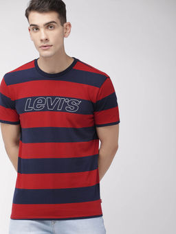 Levi's - Men Navy Blue Regular T-shirt