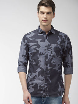 Levi's - Men Blue Slim Fit Casual Shirt