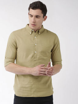 Levi's - Men Khaki Slim Fit Casual Shirt