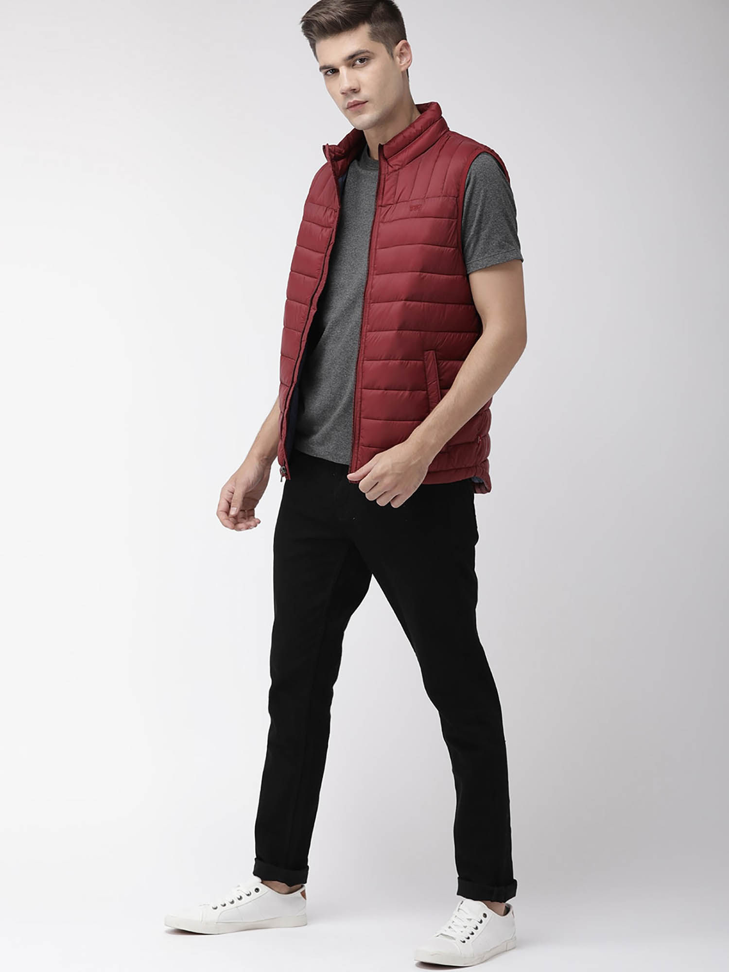 Buy Levi's Sleeveless Puffer Jacket 