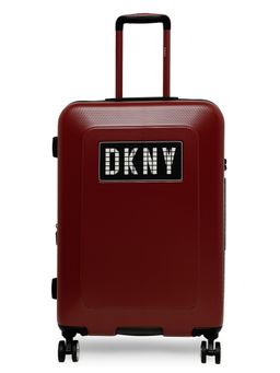 DKNY - UNLIMITED Murano Red Color ABS Material Hard 24" Medium Size Trolley