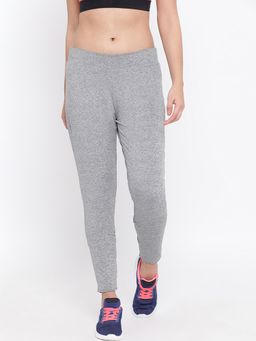 CRIMSOUNE CLUB - Women's Grey Solid Trackpants