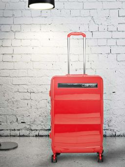 Calvin Klein - DOWN TO FLY Red Black Color ABS Material Hard 24" Medium Size Trolley