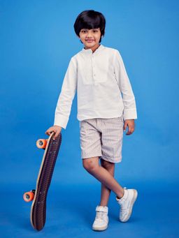 Little Luxury - Dress Yoke Half Placket Shirt