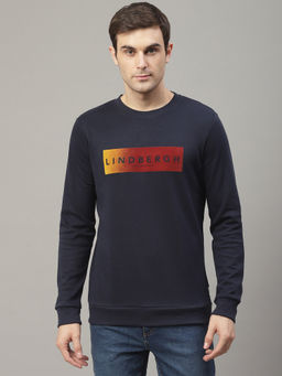LINDBERGH - Blue Solid Sweatshirt