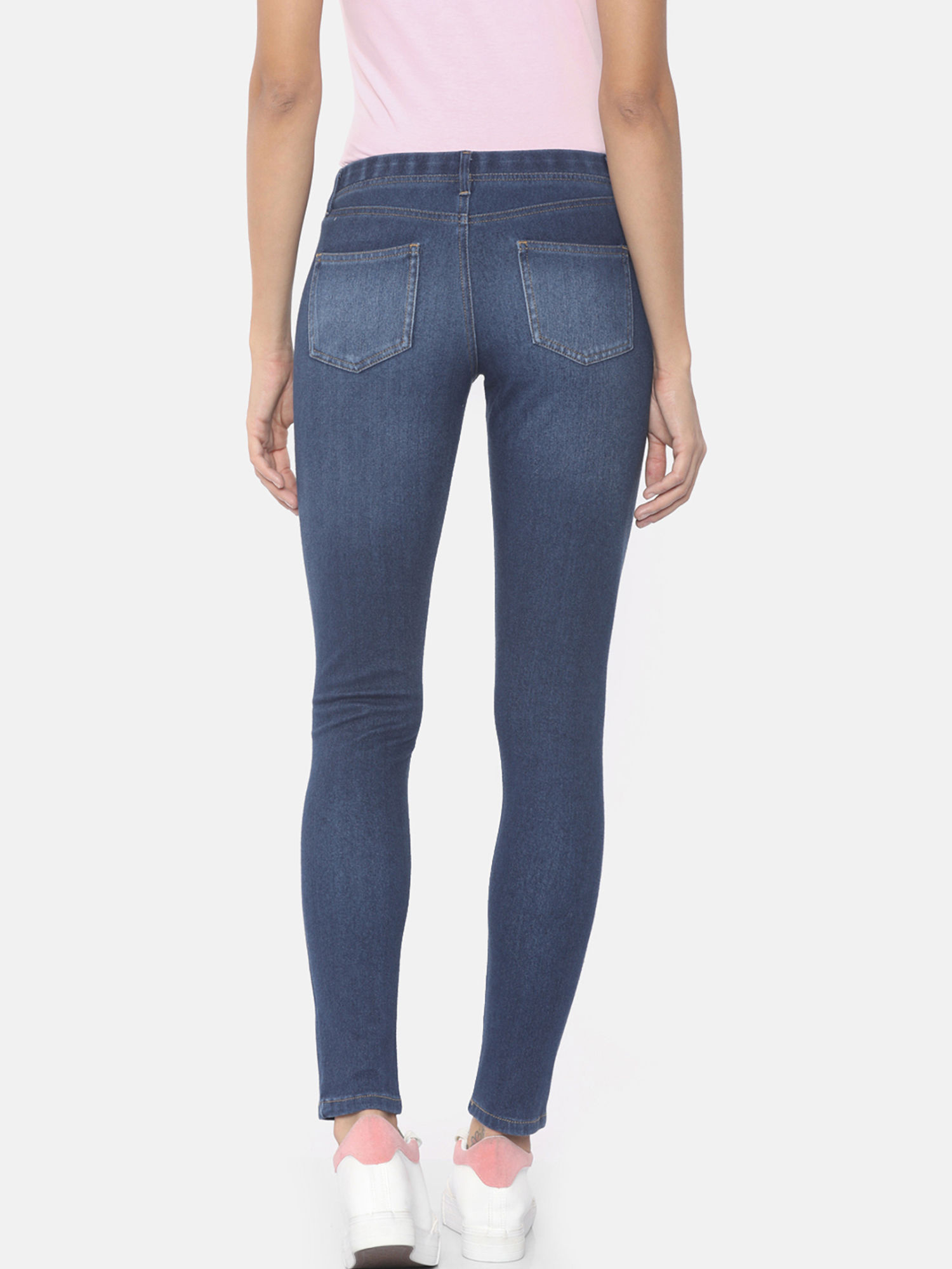 Go Colors Blue Denim Jeggings 360ᵒ 