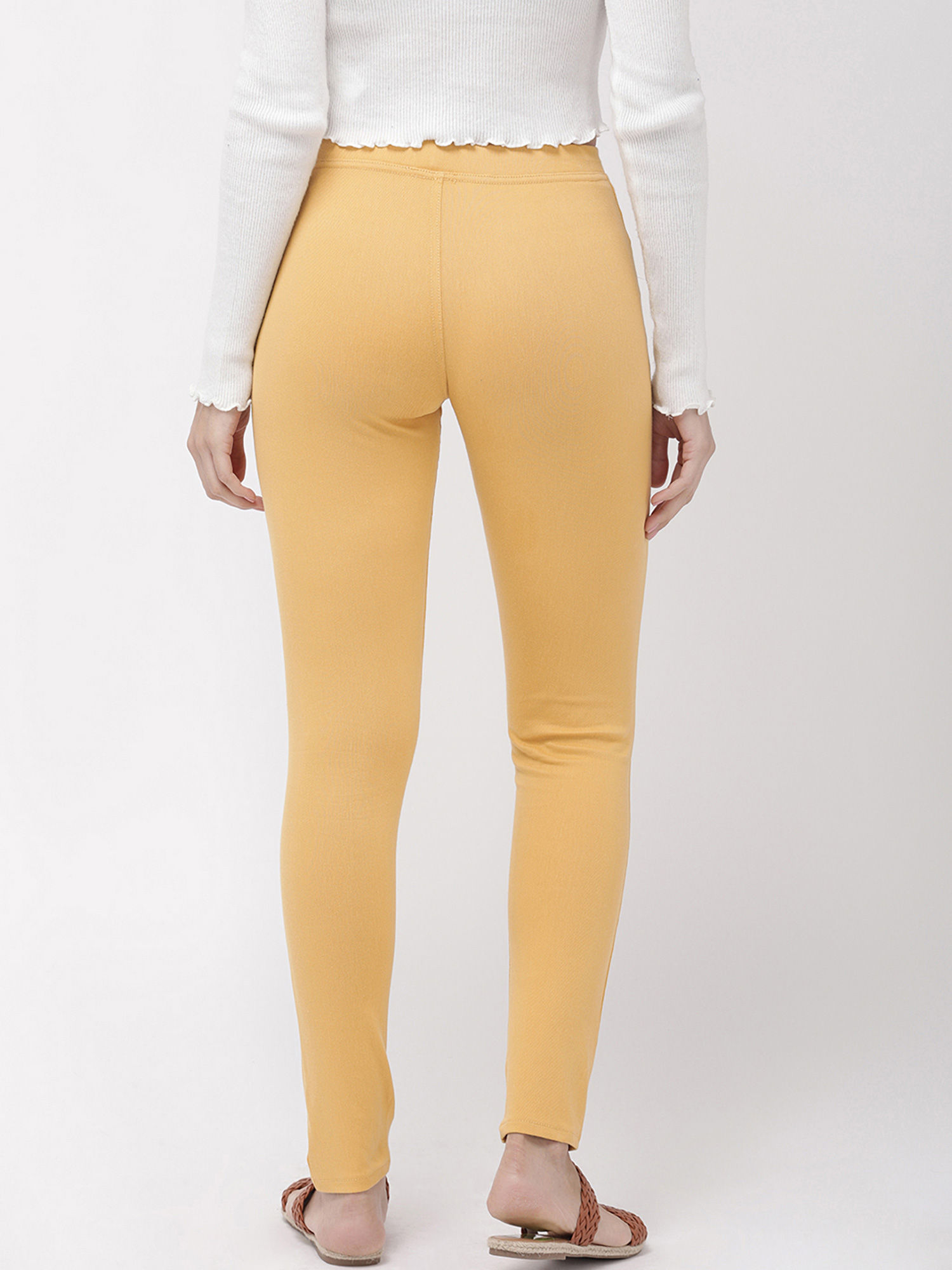 Go Colors Golden Yellow Jeggings 360ᵒ 