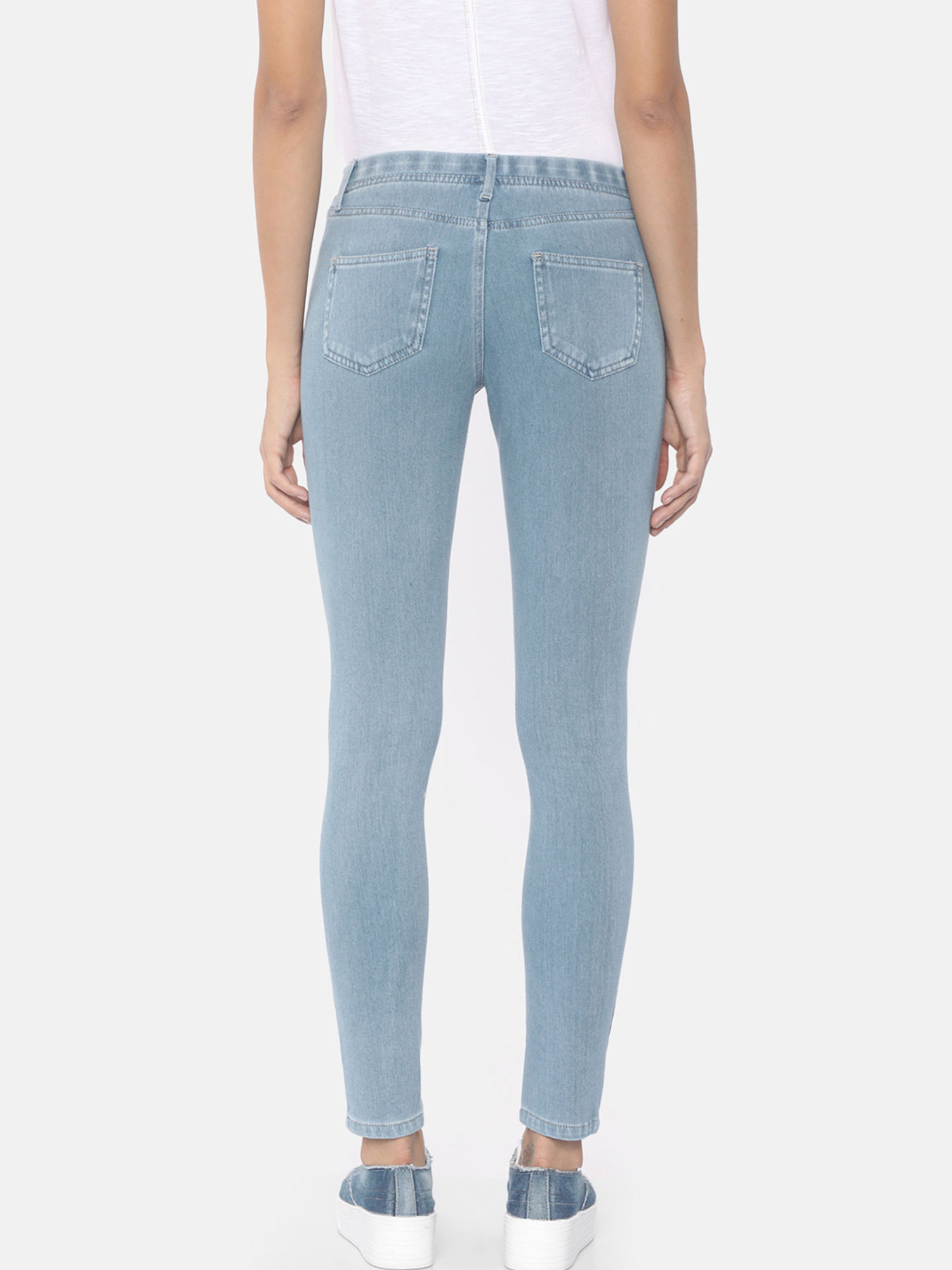 Go Colors Light Blue Denim Jeggings 