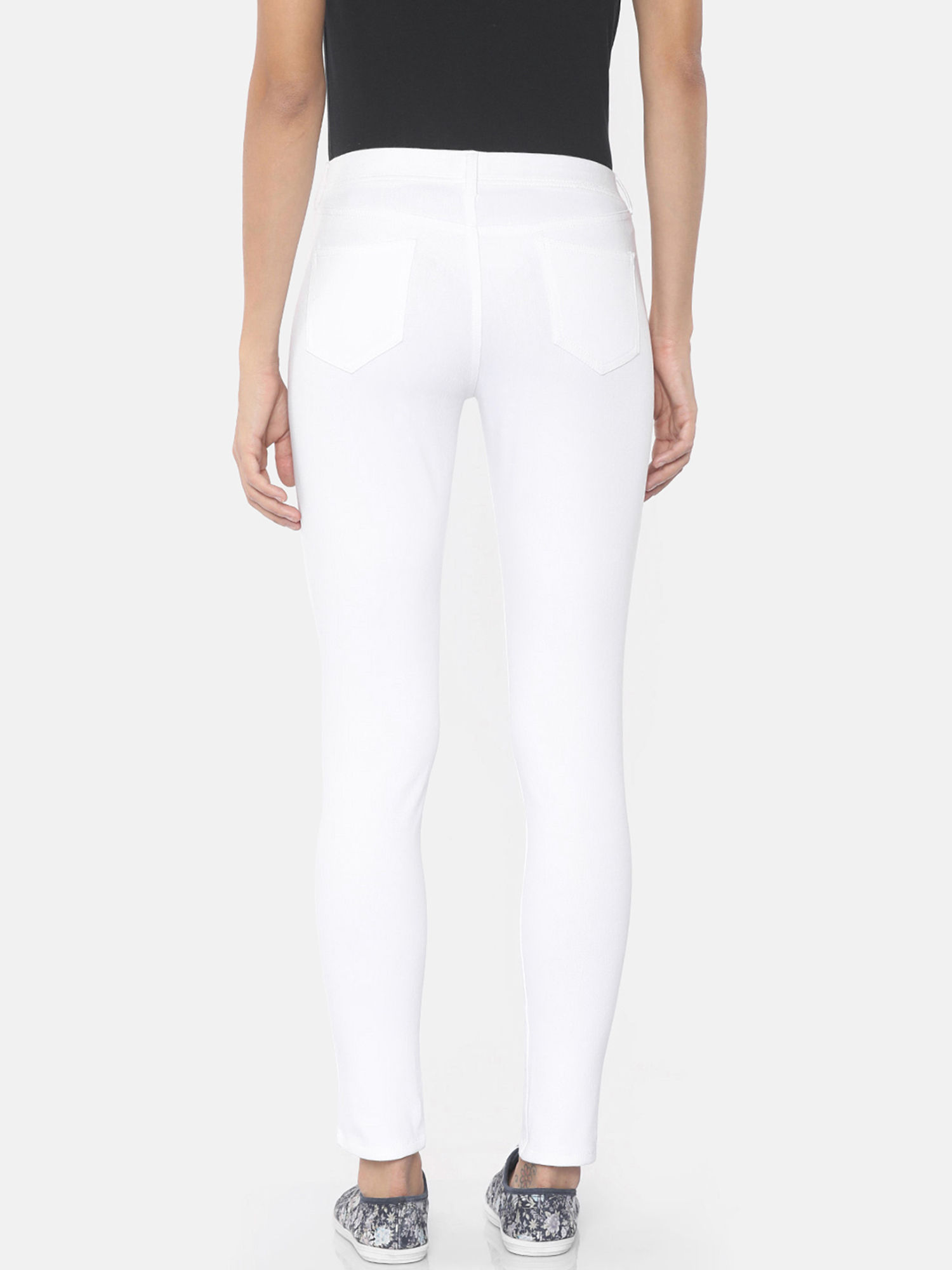 Go Colors White Jeggings 360ᵒ Super 