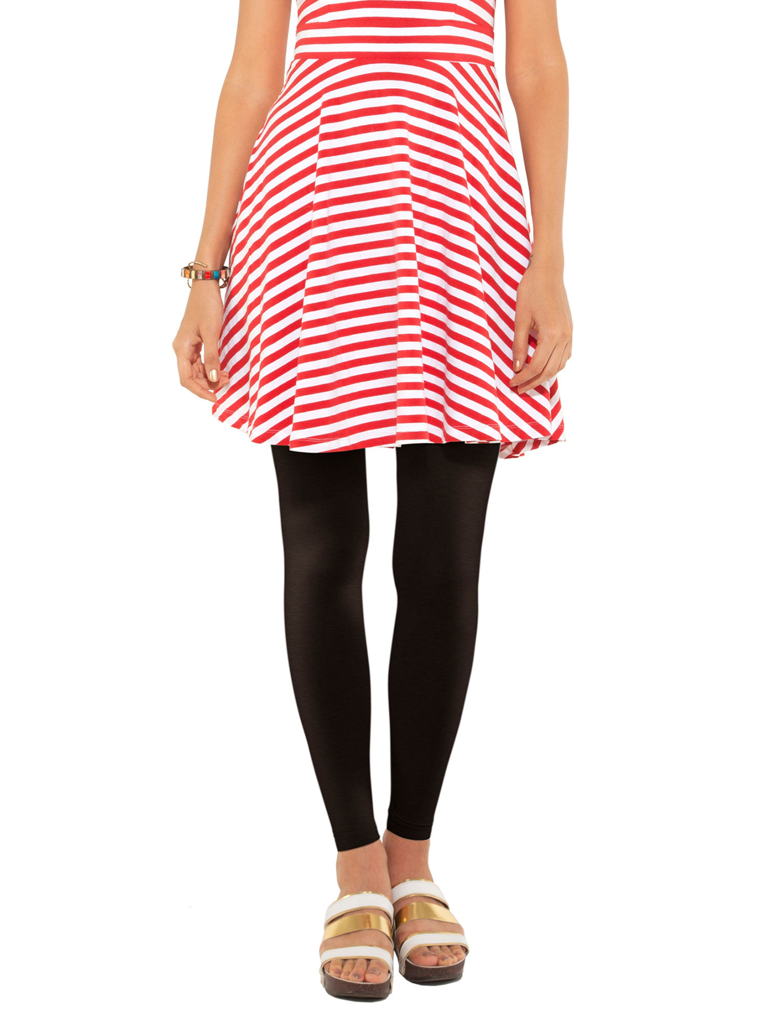 Go Colors Black Leggings Online 