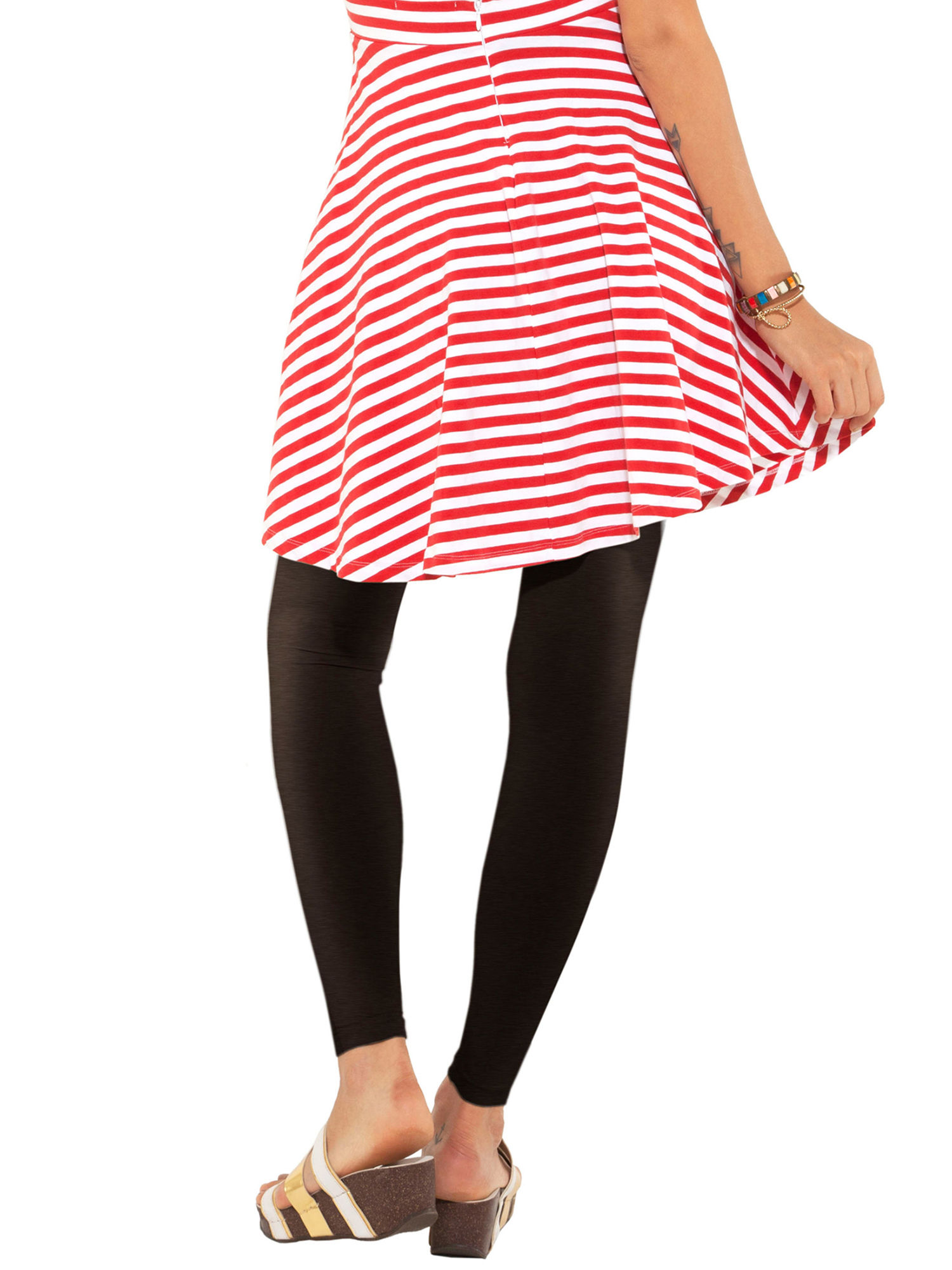 Go Colors Black Leggings Online 